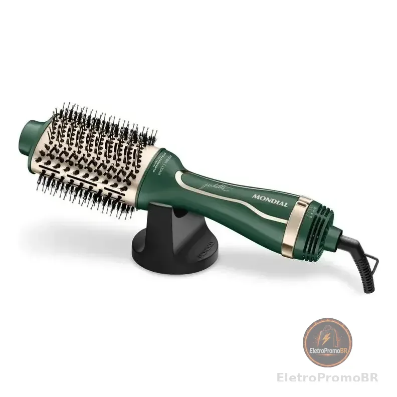 Escova Secadora By Juliette, Mondial, 1300w - Es-ju-02 Verde 127/220v