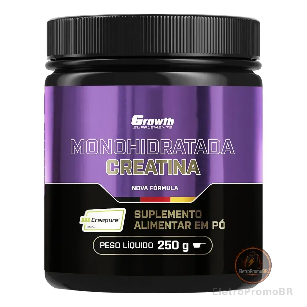 Growth Supplements Creatinas Creatina Creapure Pó Sem Sabor