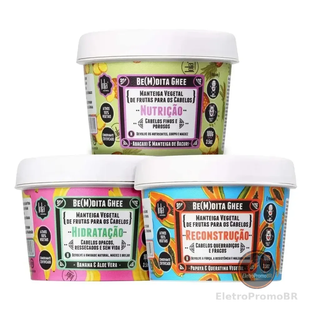 Be(m)dita Ghee Kit Cronolola (3 Produtos) - Lola From Rio
