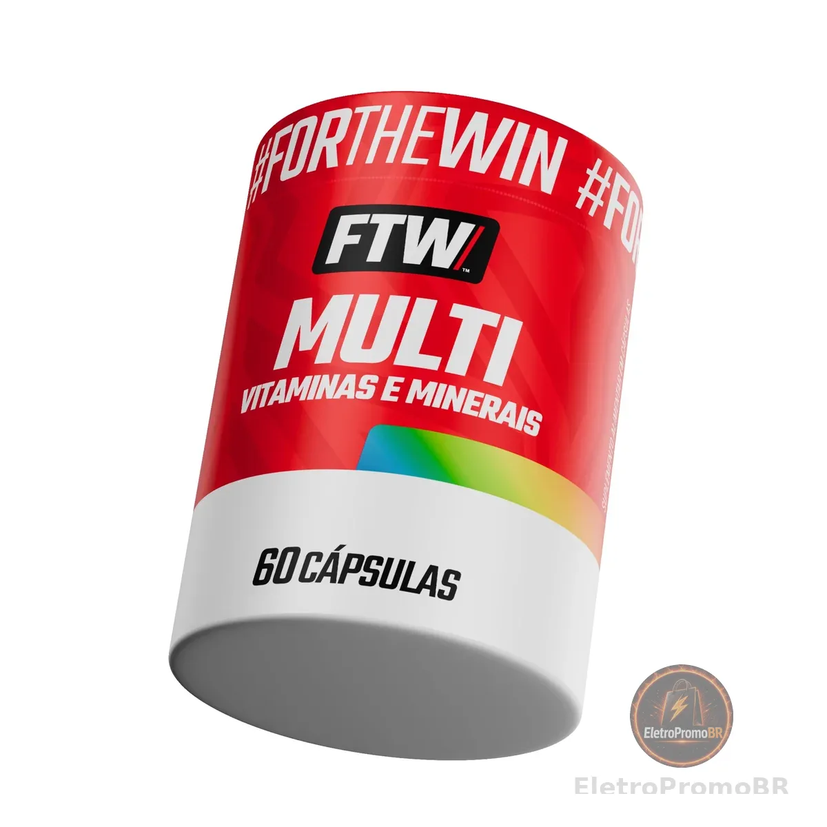 FTW Multi Vitaminas e Minerais com Vitaminas A, C, D, E, Complexo B, Zinco e Selênio, Suplemento Alimentar para Energia, Vitalidade e Bem-Estar (60 Cápsulas)