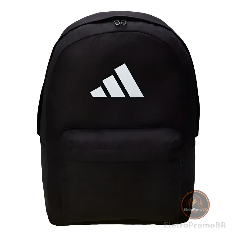 Mochila Esportiva Classic 3 Bar adidas Preto Liso