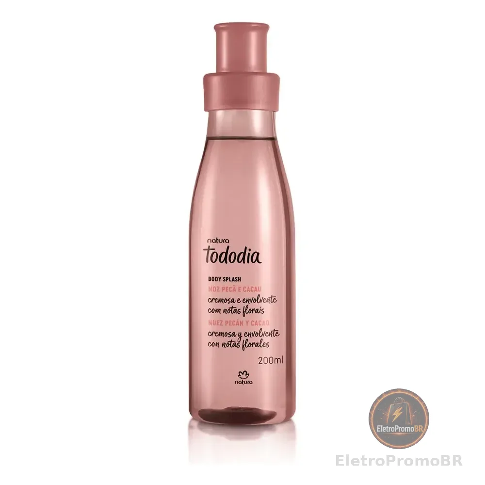 Body Splash Natura Tododia Noz Pecã E Cacau 200ml