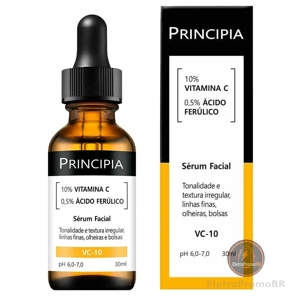 Sérum Vitamina C 10% + Ácido Ferúlico VC-10 - Antioxidante com 30ml