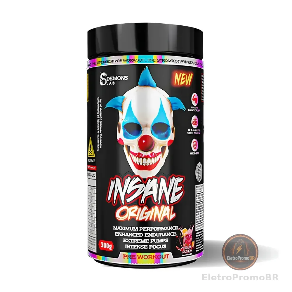 Demons Lab Sódio Insane Original Pó Ponche De Frutas