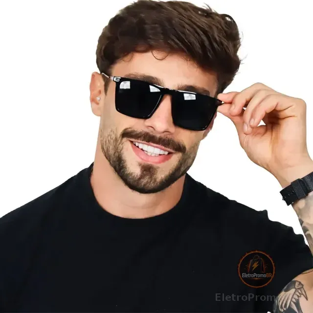 Óculos De Sol Uv400 Original Acetato Unissex Premium  + Case