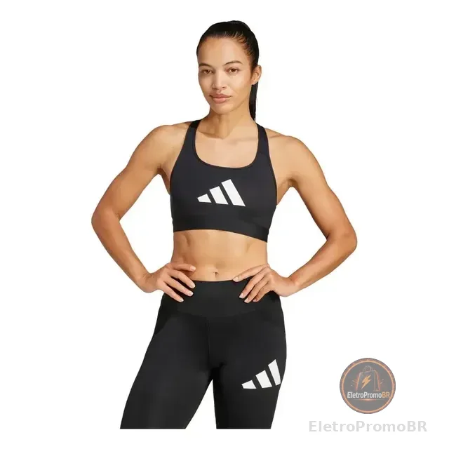 Top Estampado Powerreact Big Logo adidas