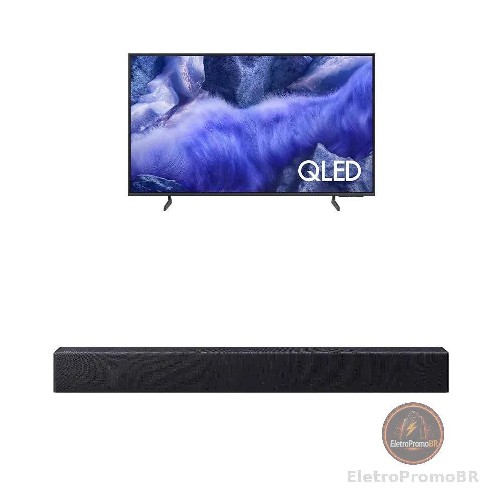Samsung Combo Vision AI TV 55" QLED Ultra 4K QEF1 + Soundbar Samsung HW-B400F