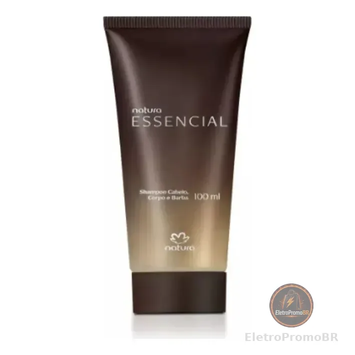 Shampoo P/ Barbearia Cabelo Barba E Corpo Essencial Natura