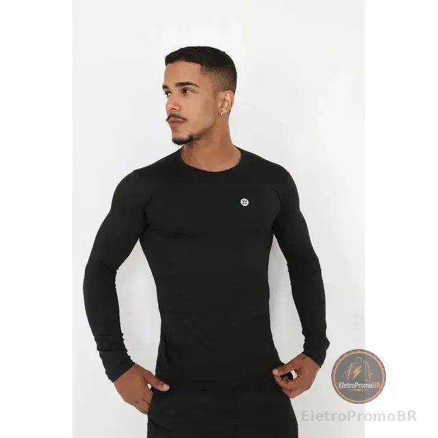 Camiseta Masculina Térmica Proteção Uv Solar Treino Academia