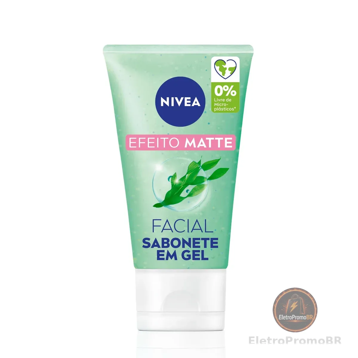 NIVEA Sabonete Facial em Gel Purificante Efeito Matte 150g, Limpeza Profunda, Controla Oleosidade, Poros Limpos, Pele Mista e Oleosa