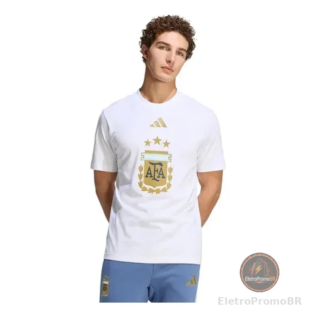 Camisa Estampada Argentina Dna adidas