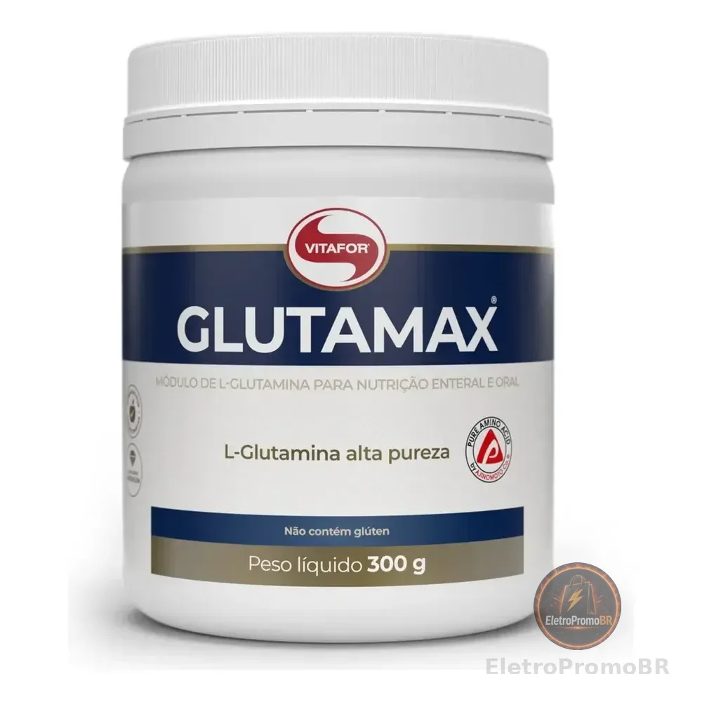 Suplemento Alimentar Em Pó Glutamax Sem Sabor 300g Vitafor