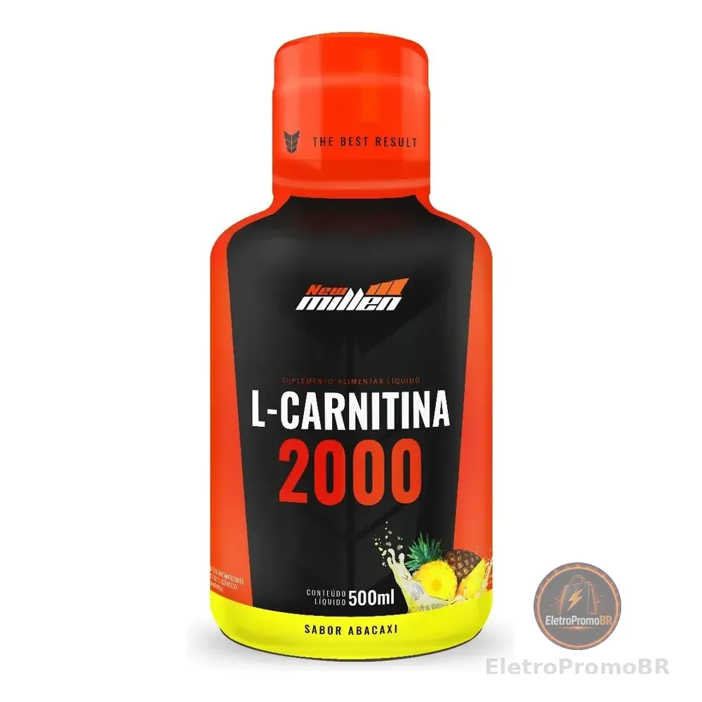 Suplemento En Líquido New Millen Carnitina Sabor Abacaxi X 500g