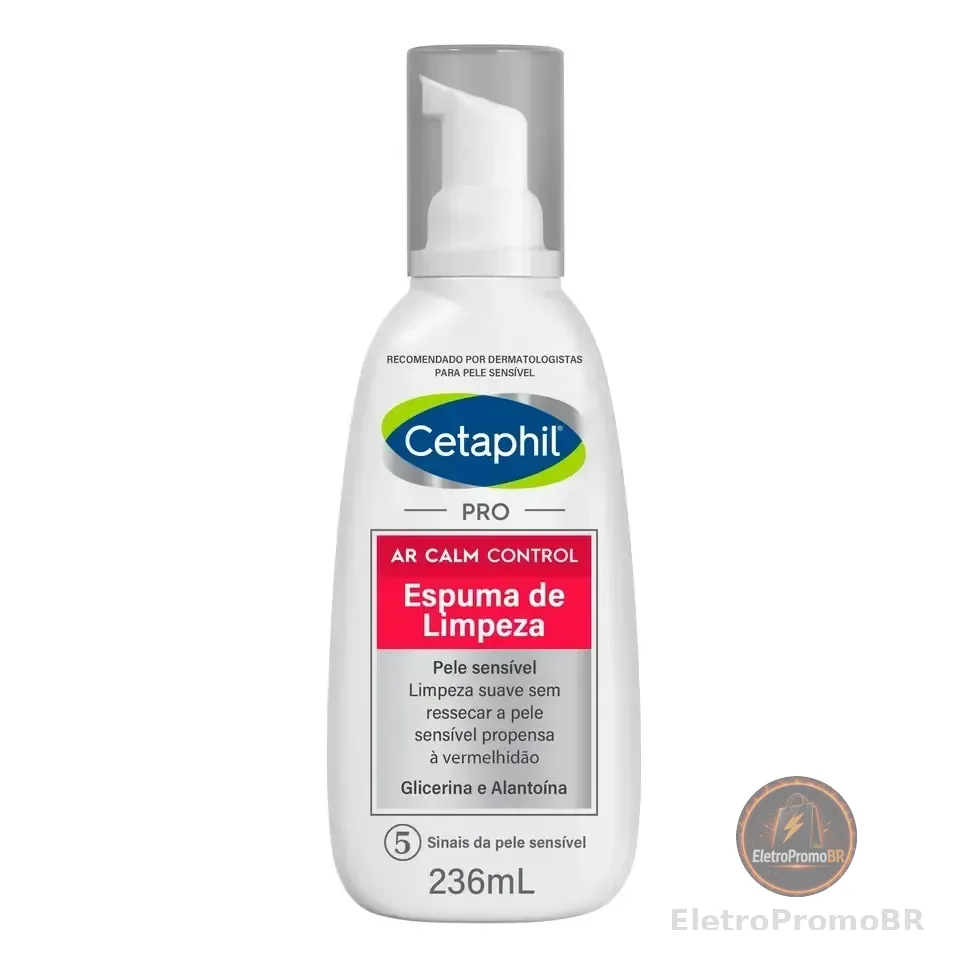 Espuma De Limpeza Facial Pro Ar Calm Control 236ml Cetaphil Sensível Dia/noite