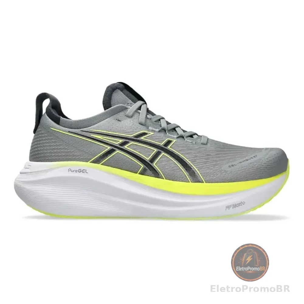 Tênis Asics Gel-nimbus 27 Masculino Cinza/preto Cinza/preto 41