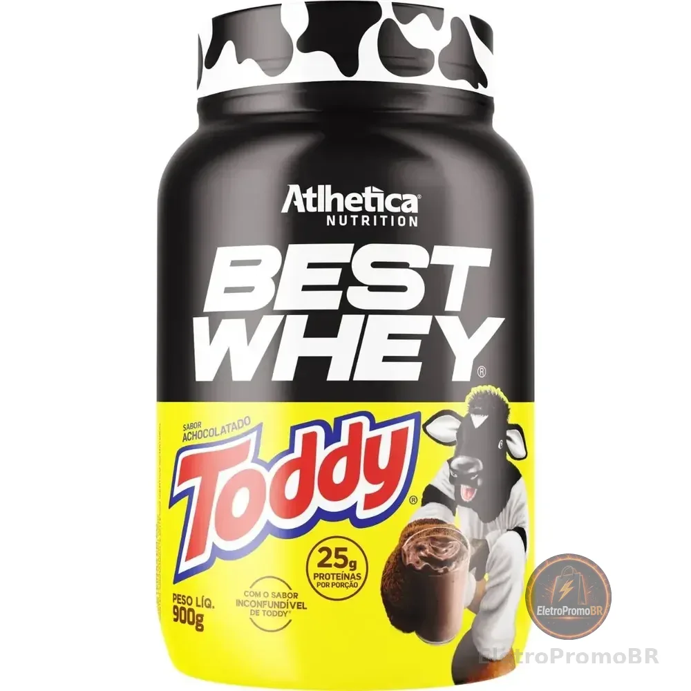 Best Whey 900g Proteínas Gourmet Atlhetica Nutrition Sabor Toddy