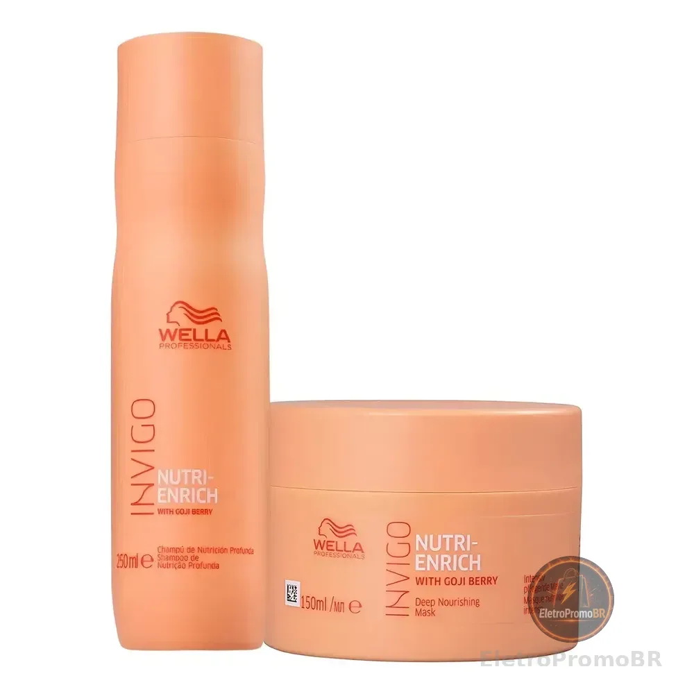 Kit Wella Pro Invigo Enrich - Sh E Másc