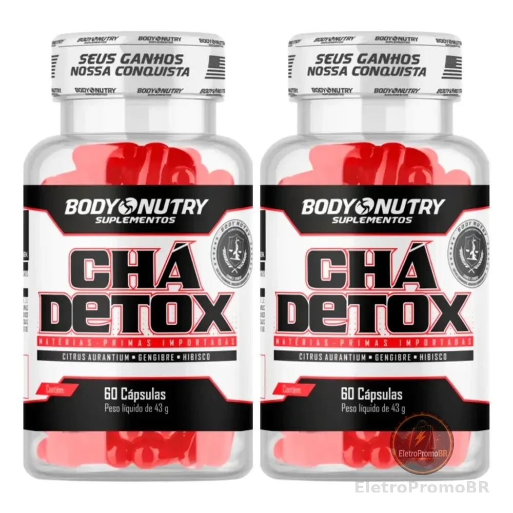 Kit Potente Desincha Corpo Cha Detox Suplemento Emagrecedor Sem Sabor