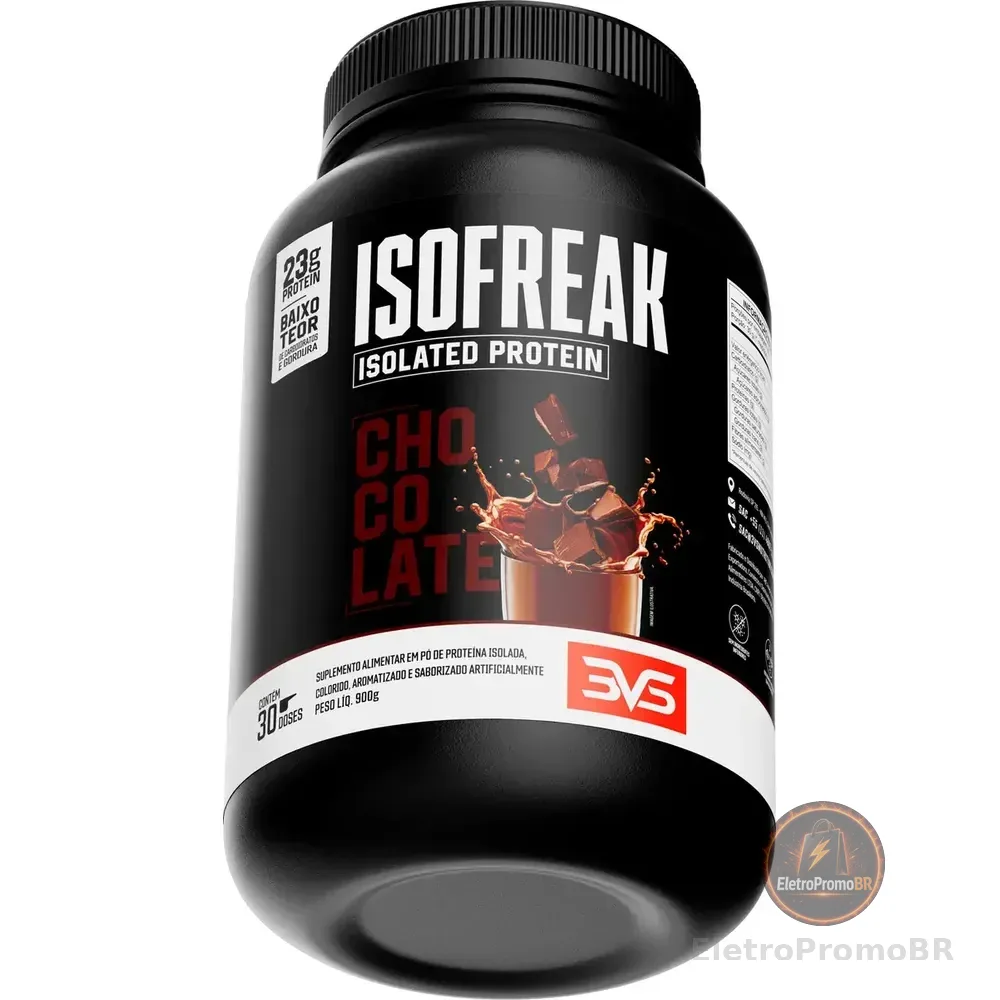 Whey Isolado Isofreak 900g Sabor: Chocolate - Fórmula Avançada Com 23g De Proteína Por Dose