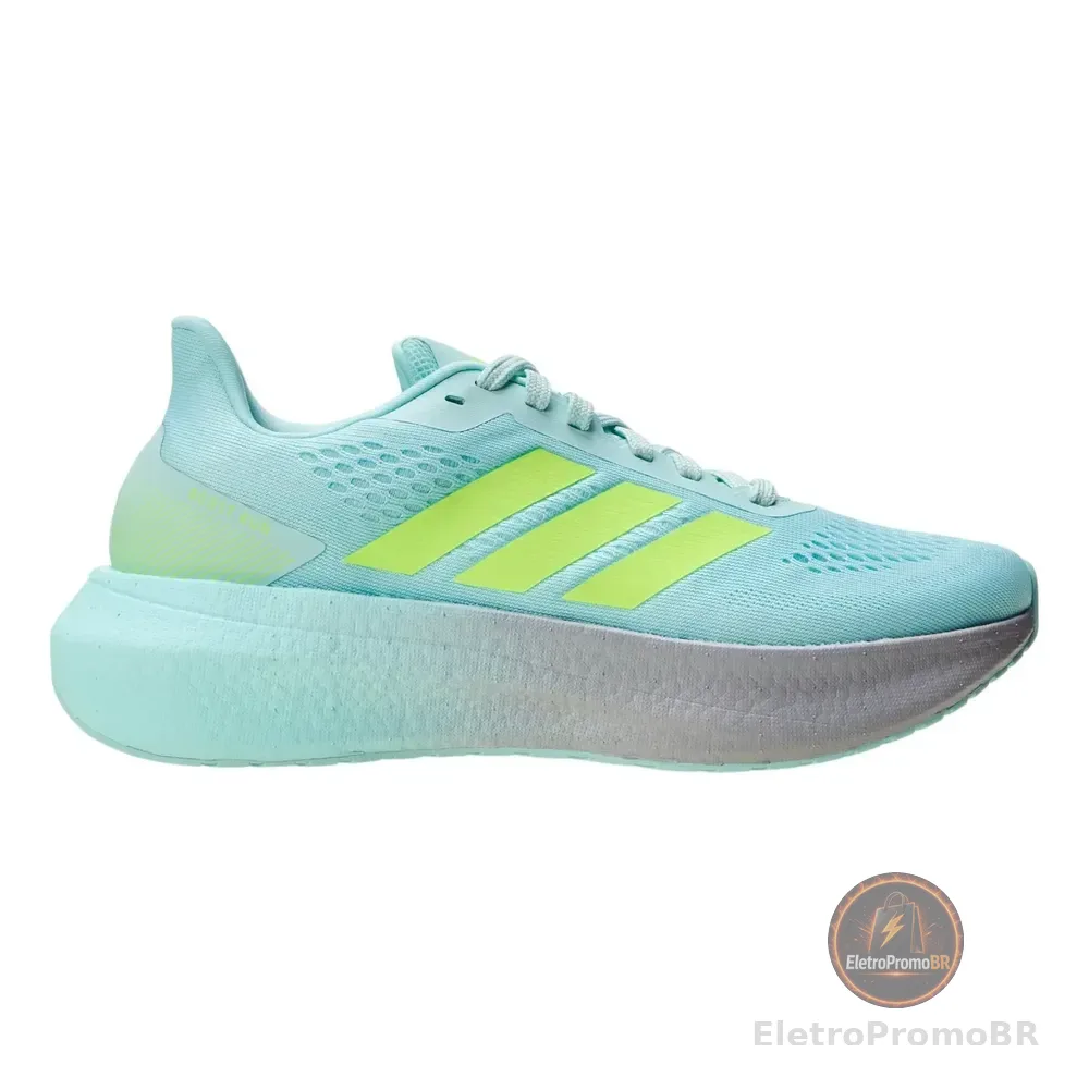 Tênis Feminino Esportivo Boost Run adidas Semi Flash Aqua Liso 37 Br