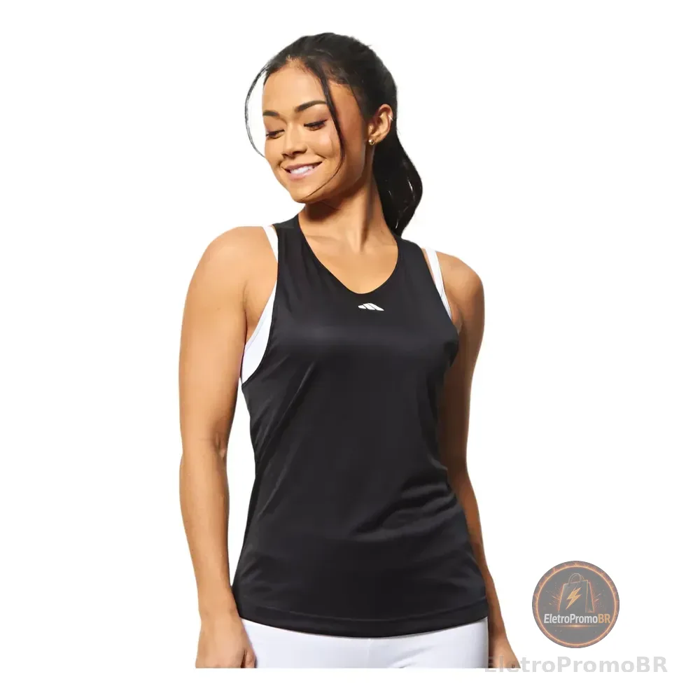 Regata Feminina Básica Para Treino adidas Preto Liso G Lisa