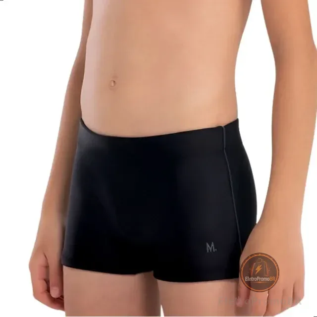 Sunga Boxer Infantil Mash Menino Praia Natação Uv Ajustável