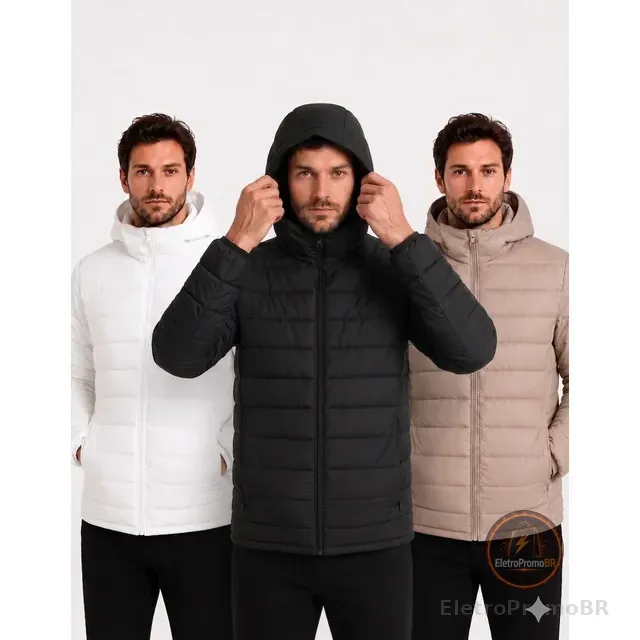 Bobojaco Masculino Jaqueta Corta Vento Material Premium Frio