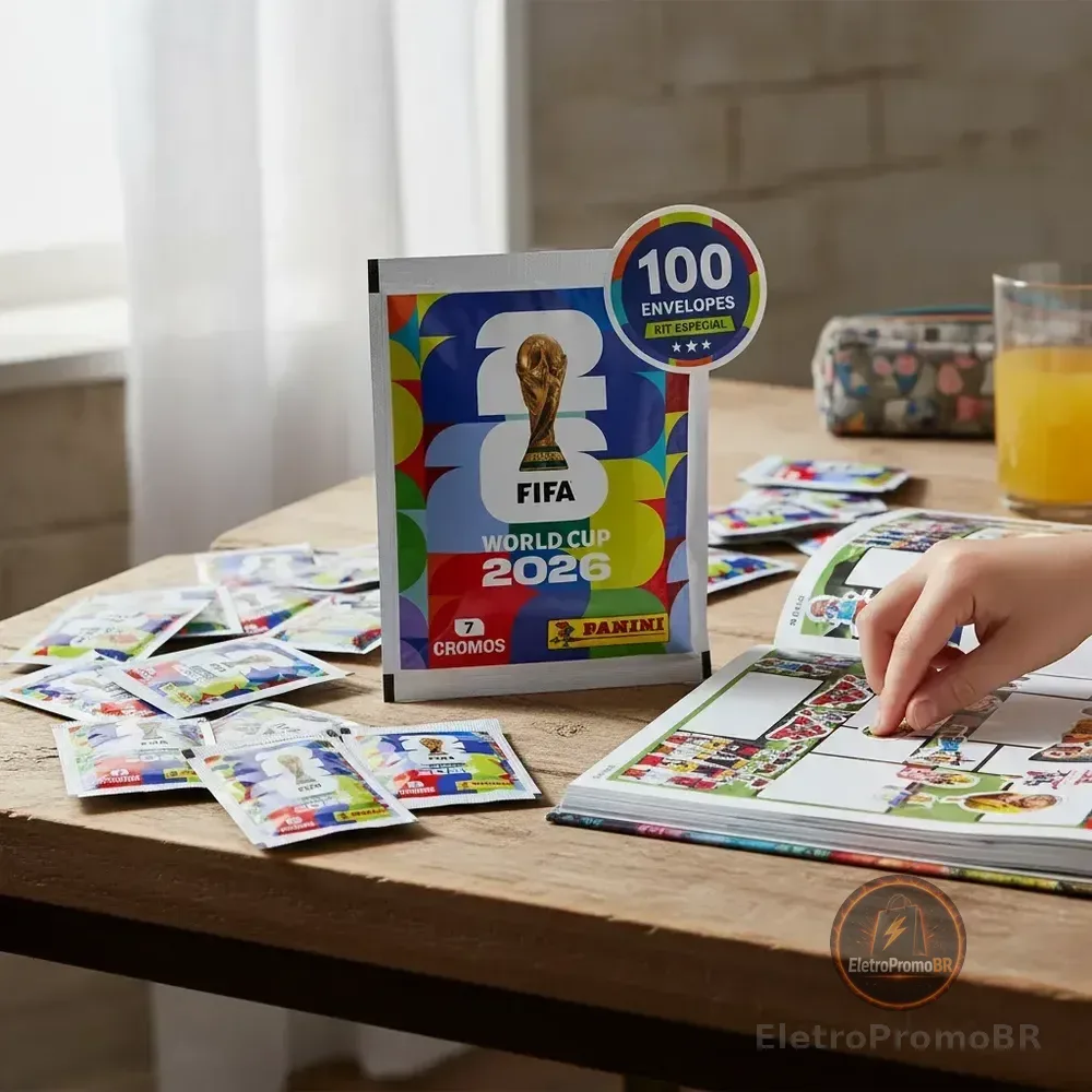 Copa Do Mundo Kit 100 Envelopes 700 Figurinhas Fifa 2026 Fifa / Copa Do Mundo World Cup 2026
