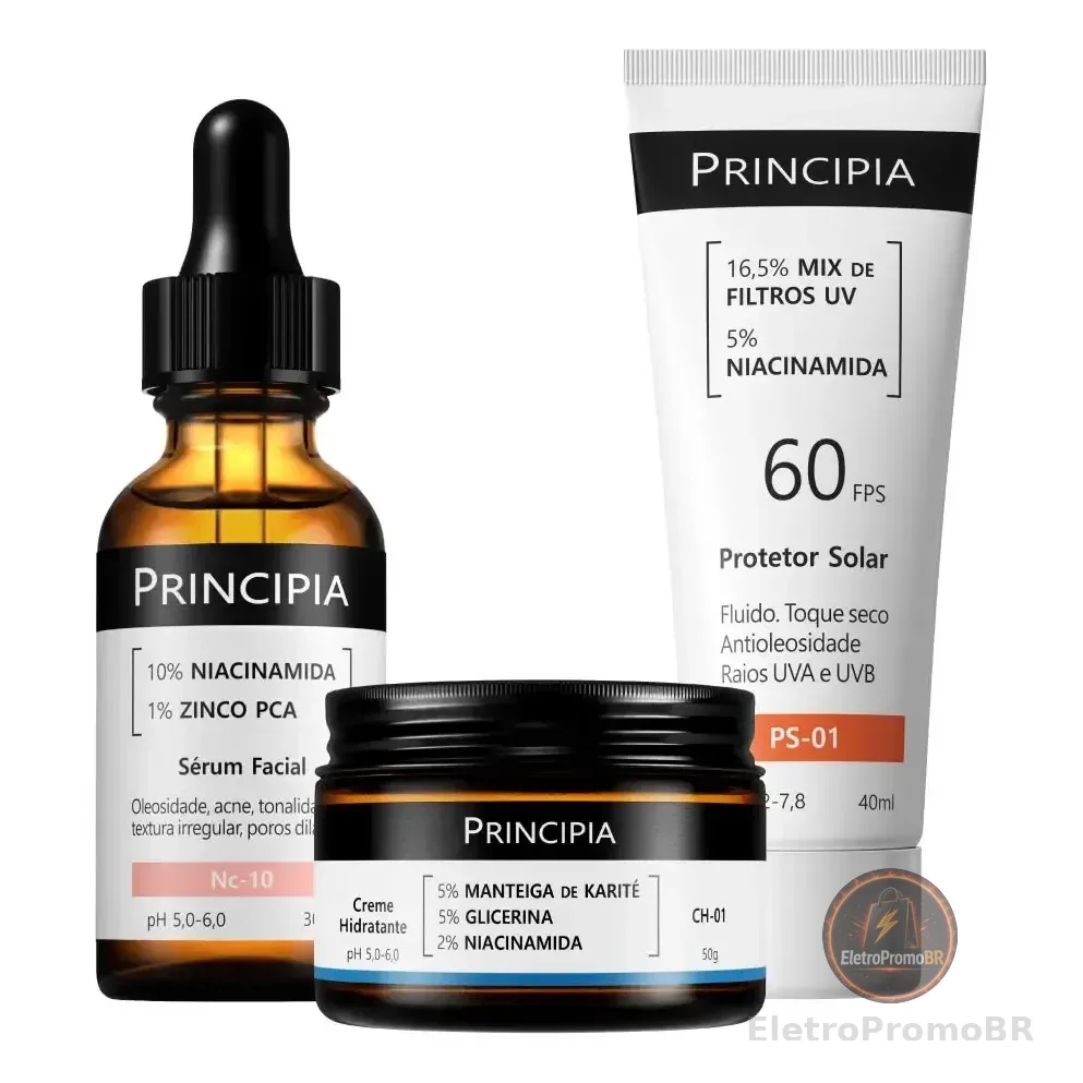 Principia Kit Uniformiza, Hidrata E Protege Fps 60 Todo Tipo De Pele Dia/noite