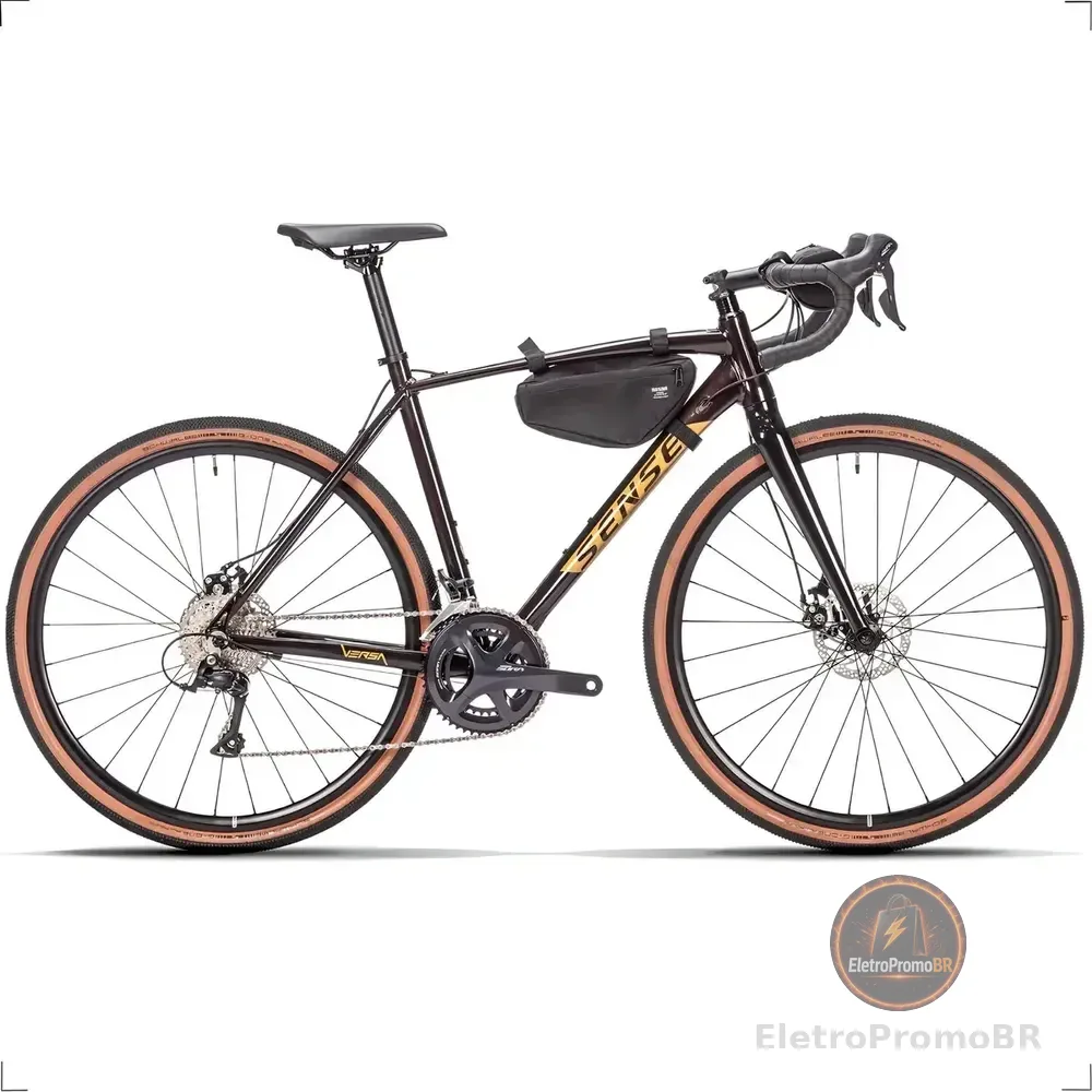 Bicicleta Gravel Sense Versa Gr Comp 2025 Shimano Sora 18v Cor Marrom Tamanho Do Quadro 55 [178m-185m Marrom 55 [178m-185m]