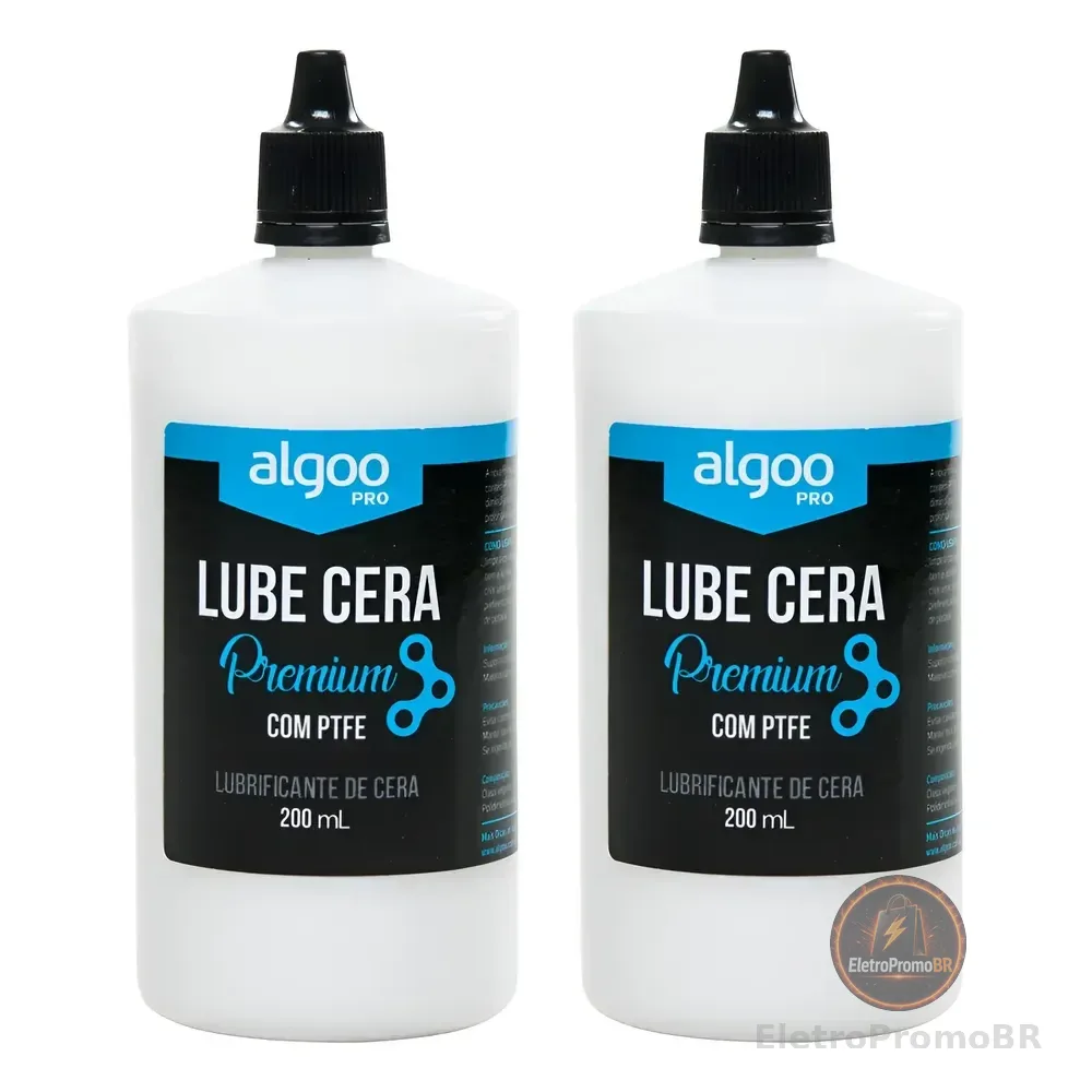 2 Und Lubrificante Algoo Lube Cera Premium 200ml