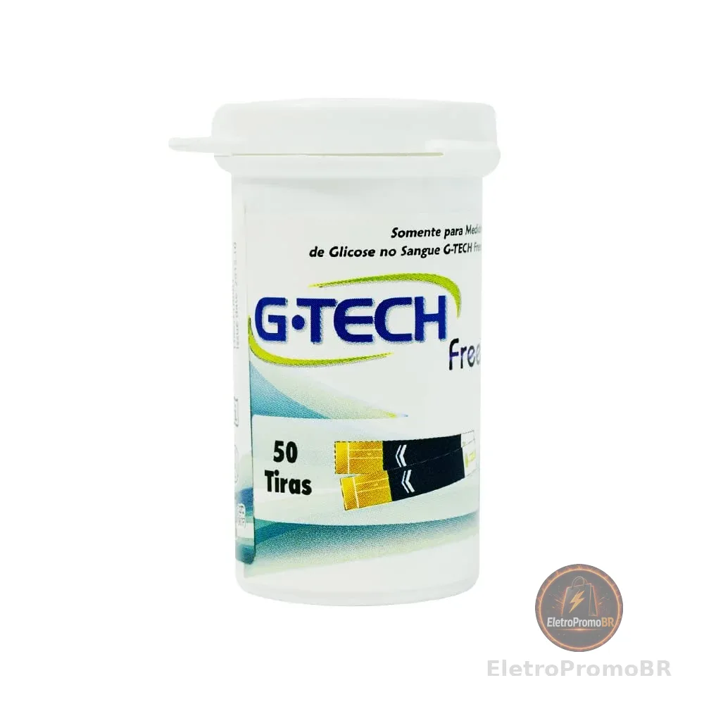 G-Tech Tiras Reagentes Free Com 50 Tiras
