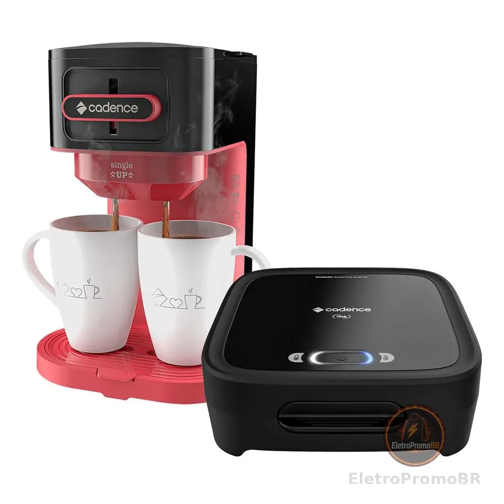 Cadence Kit Click Cadence - Sanduicheira e Cafeteira Single Up - 220V