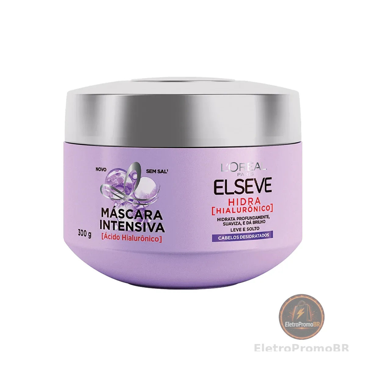 L'Oréal Paris Elseve Creme de Tratamento Preenchedor Hidra Hialurônico, Hidrata e Suaviza Profundamente, 300g