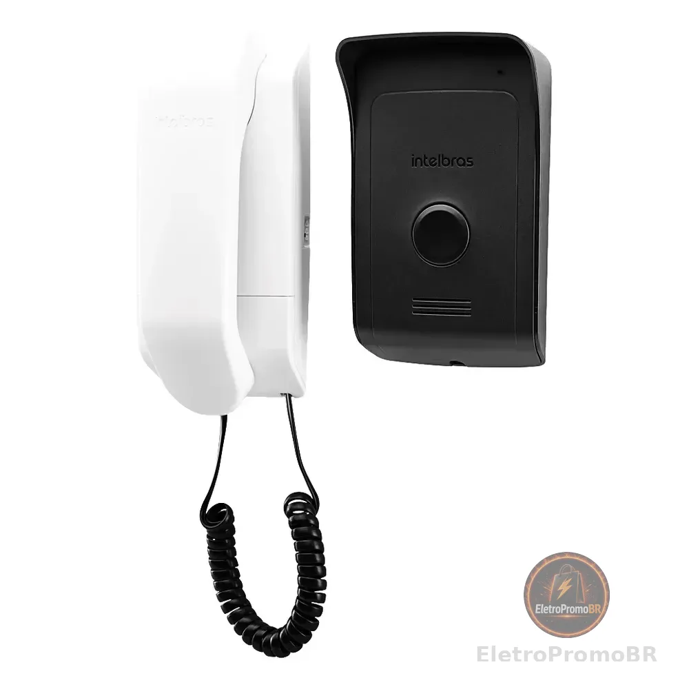 Intelbras Porteiro Residencial Ipr 1010 Preto Branco/preto 127/220v