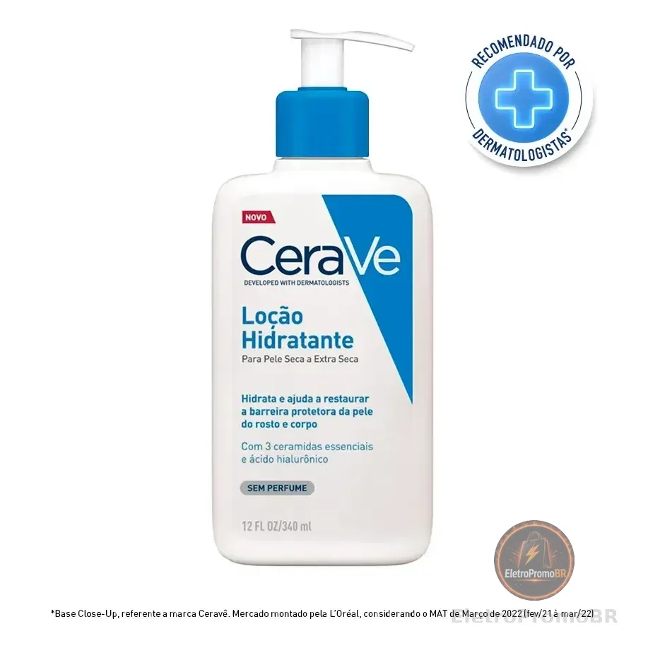 Loção Hidratante Para Pele Seca A Extra Seca 340ml Cerave Neutra