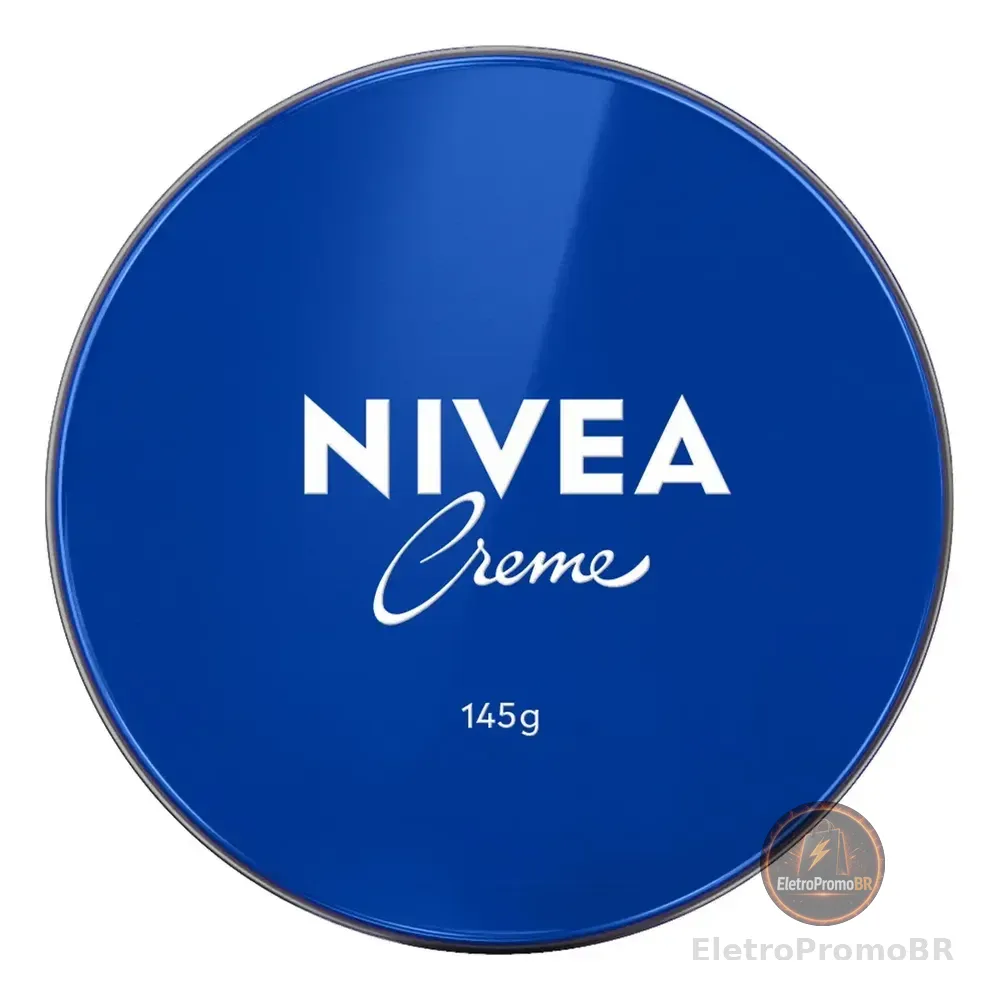 Nivea Creme Hidratante Lata 145g, Hidratação Profunda 24h, Corporal, Multibenefícios, Todas As Peles