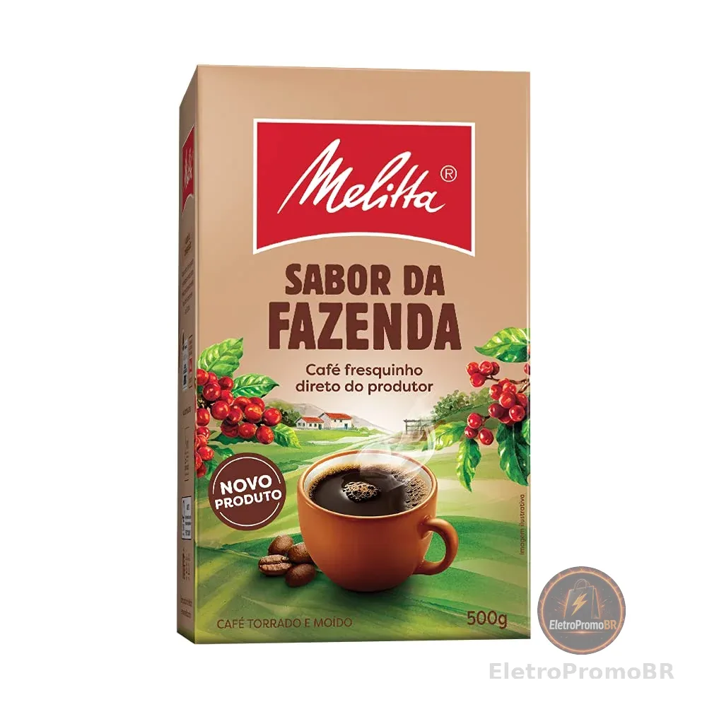 CAFÉ MELITTA SABOR DA FAZENDA VÁCUO 500g