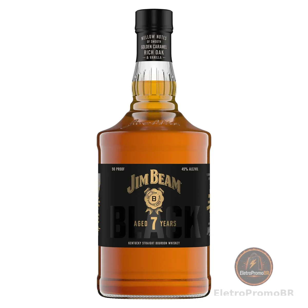Whisky Bourbon Jim Beam Black 7 Anos 1L
