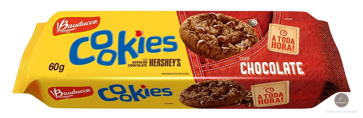 COOKIES CHOCOLATE 60G (Embalagem pode variar)