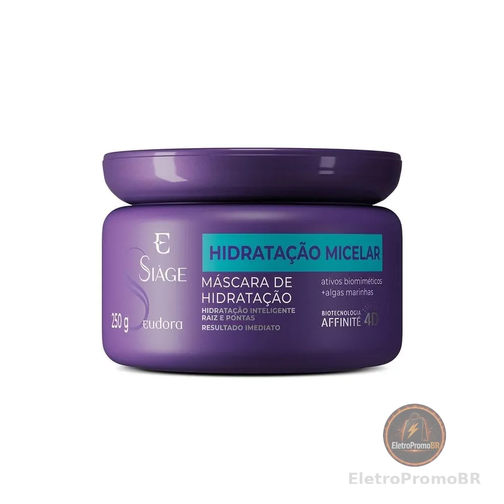 Eudora Siàge Hidratação Micelar Máscara Capilar 250g
