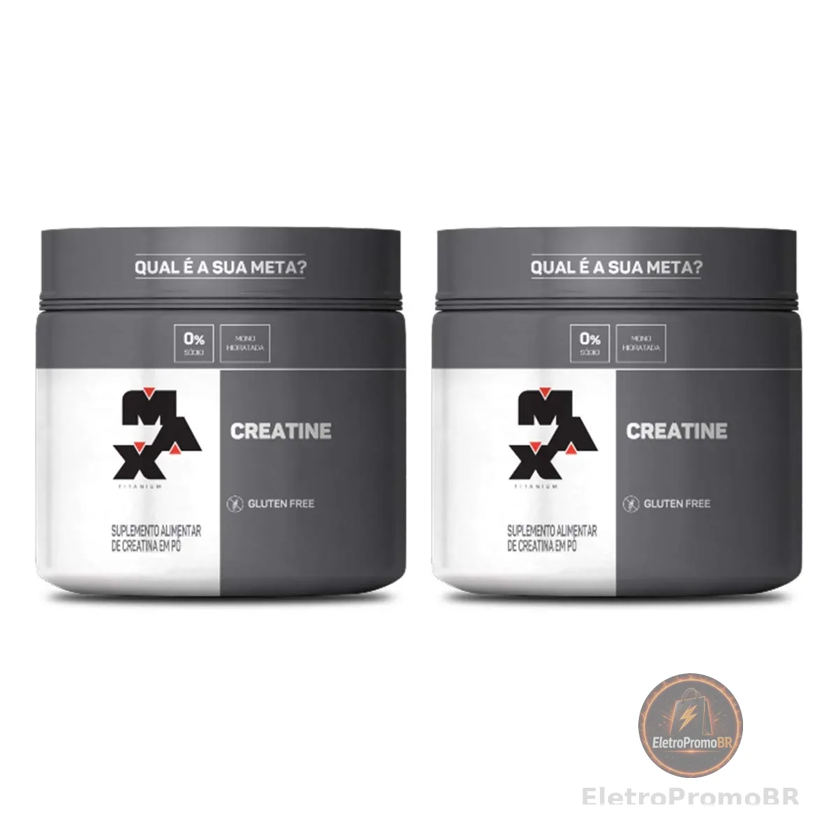 Kit 2x Creatina 300g Max Titanium