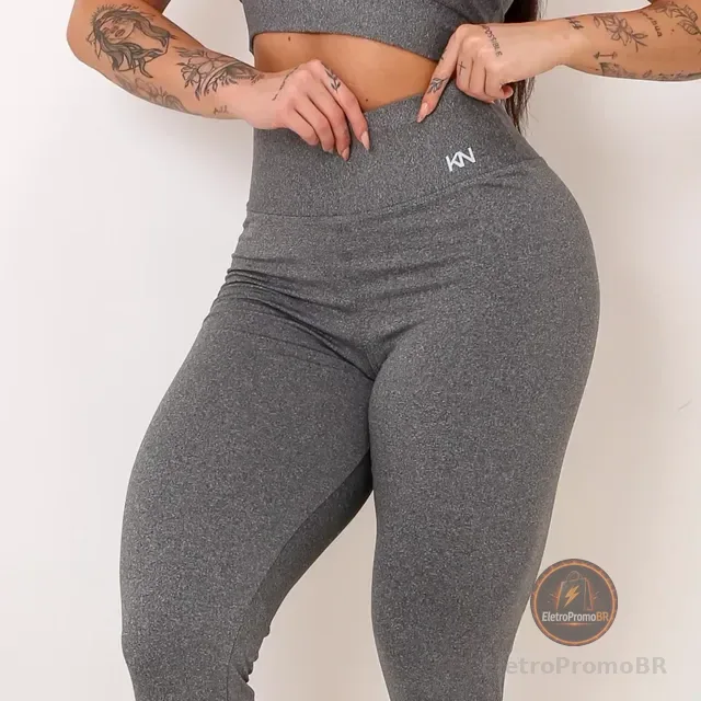 Calça Legging Flare Bailarina Cintura Alta Treino Academia