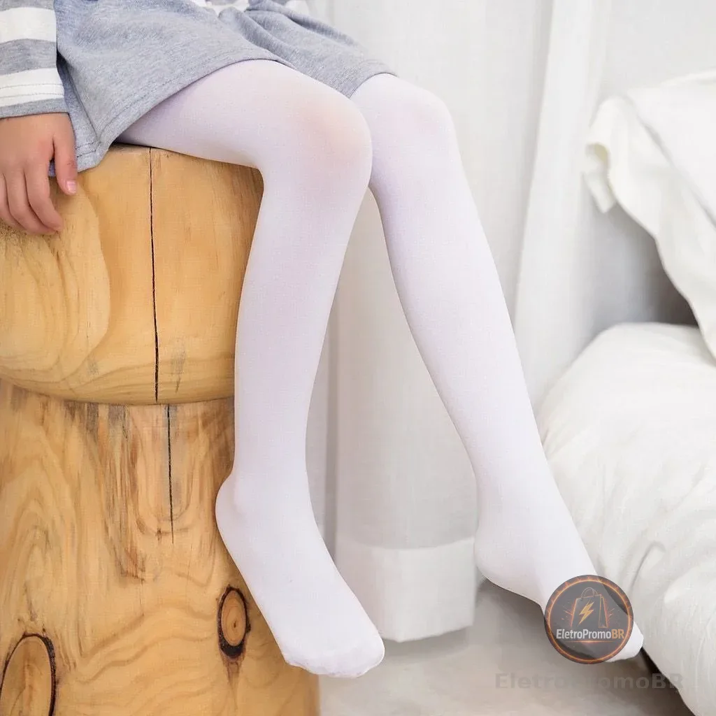 Kit 6 Pares Meia Calça Infantil Grossa Para O Frio Inverno varia