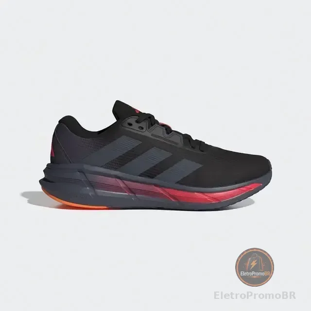Tênis Masculino Questar 3 adidas Cblack/onix/lucred Lisa 42 Br