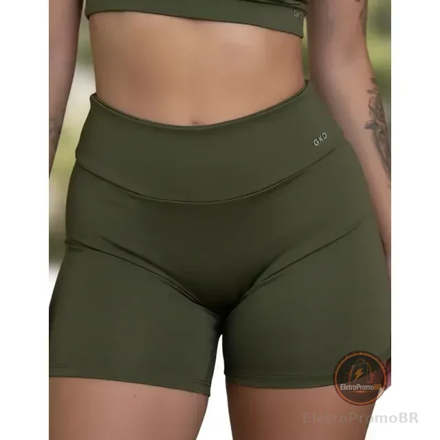 Short Gkd Sem Costura Na Frente Zero Transparência Original