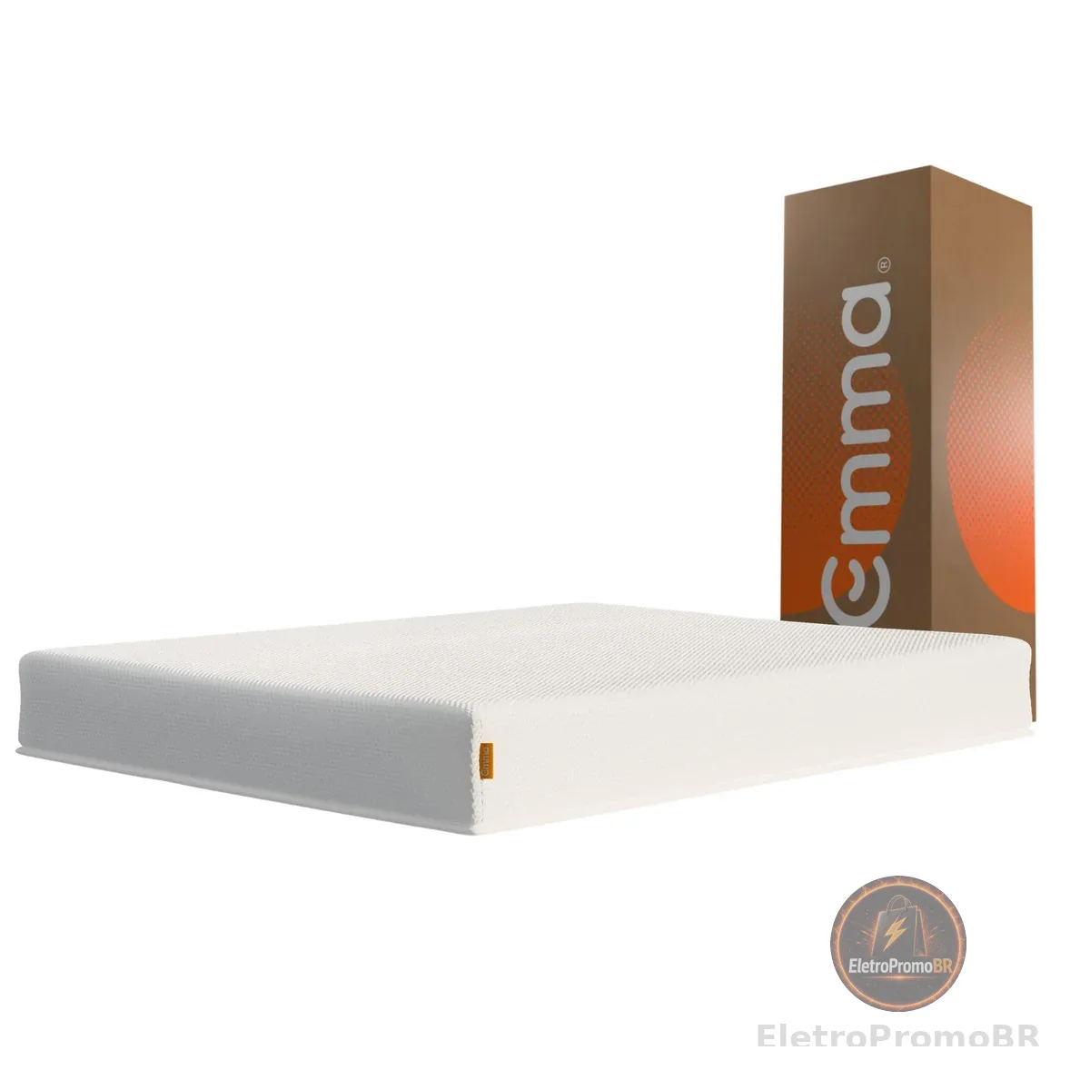 Colchão Queen Emma Basics 17 cm - 158x198 cm Espuma D28 17cm com Tecnologia Alemã, Firmeza Ideal, Suporte Confortável, 100 Noites de Teste e 5 Anos de Garantia