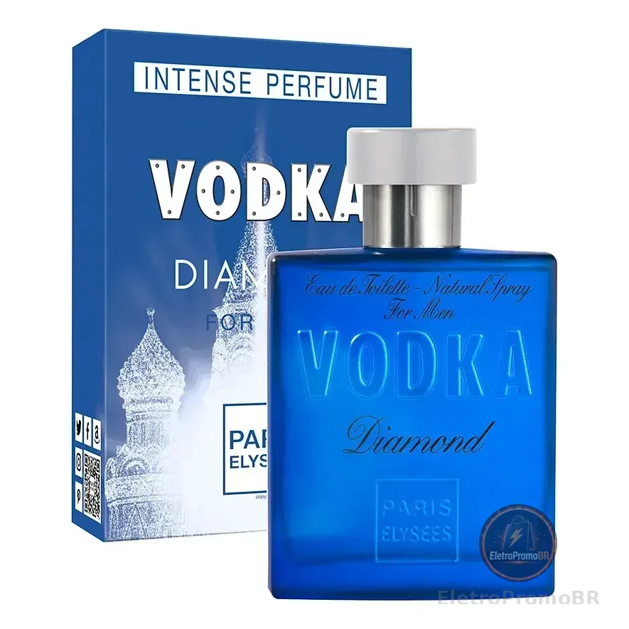 Perfume Masculino Vodka Diamond Paris Elysees Edt - 100ml