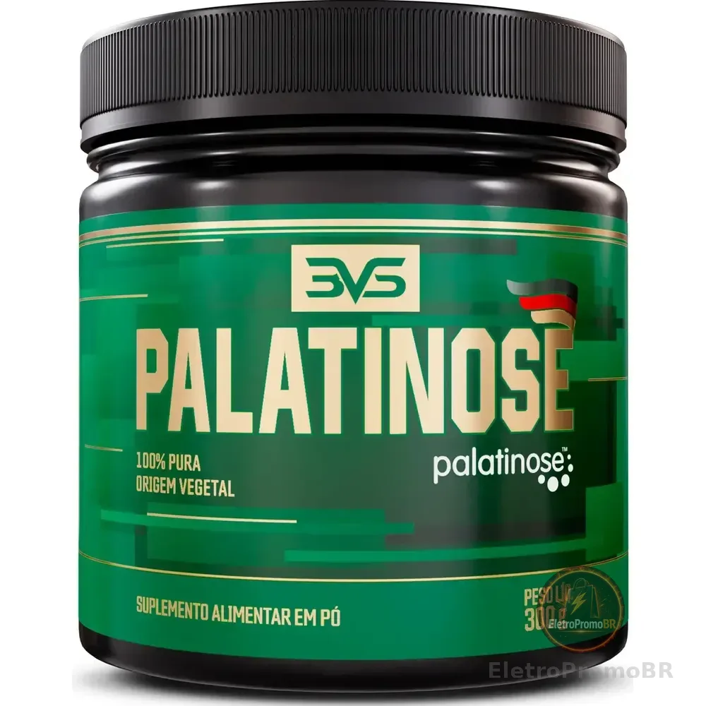Palatinose 100% Pura - Fórmuila Avançada Com Baixo Índice Glicêmico E Insumos Importados - 300g Sem Sabor