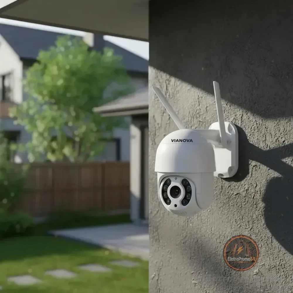 Camera Segurança Wifi Yoosee Mini Dome Full Hd Vianova Branco